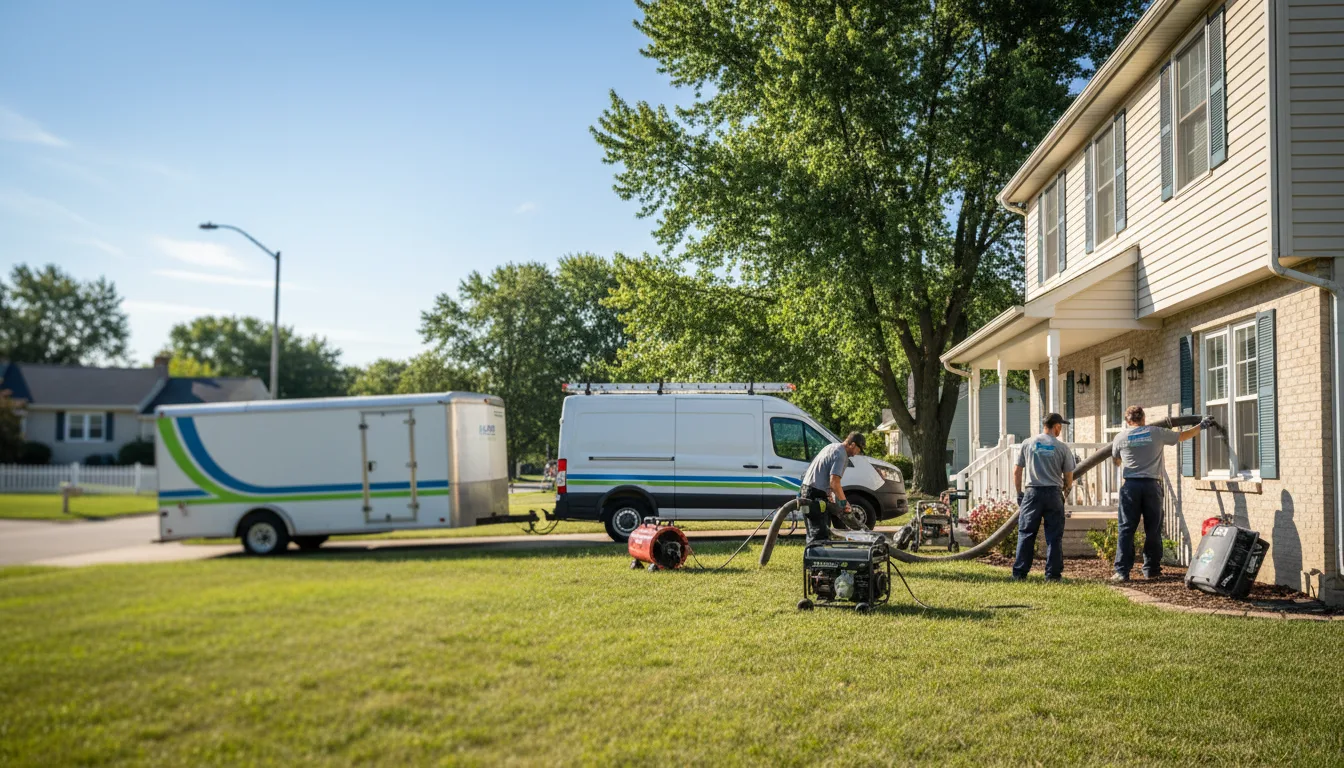 Flooded Basement Restoration And Cleanup With Repair in Wallagrass, ME near me
